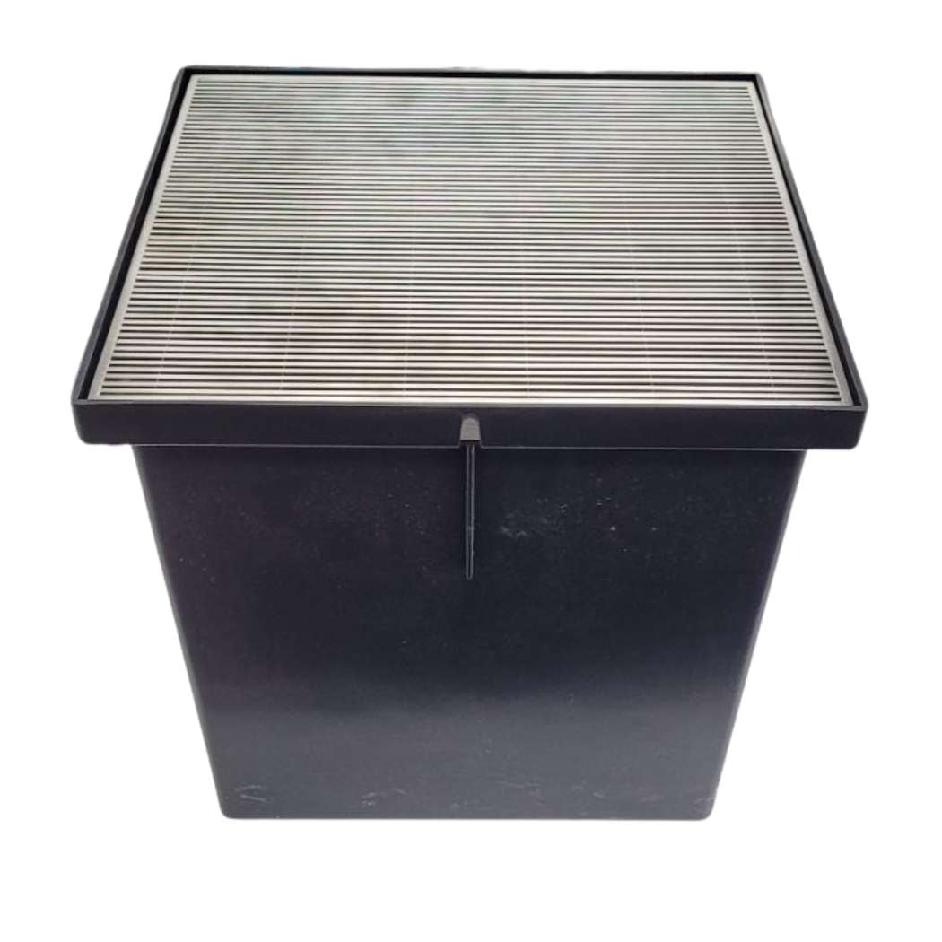 One Channel Stainless Steel Wedge Wire Drain Cover Kit - 342mm
