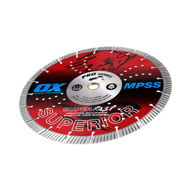 OX Pro Superior Superfast Turbo Segmented Blade - Multi-Purpose