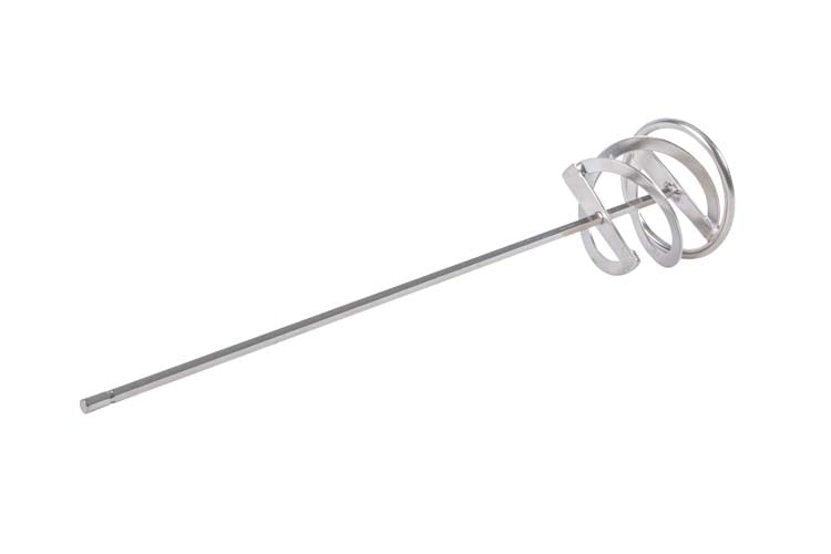 OX Professional 90 x 500mm Mixing Paddle, Helical w/rim