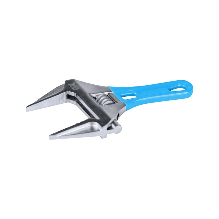 OX Pro Series Adjustable Stubby Wrench (Extra Wide Jaw) - 180mm / 7in