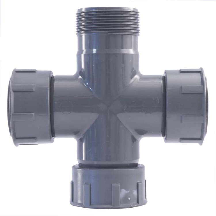 Rain Manifold Cross MxFxFxF