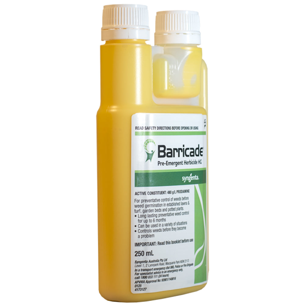 Barricade Pre-Emergent Concentrate Herbicide 250ml