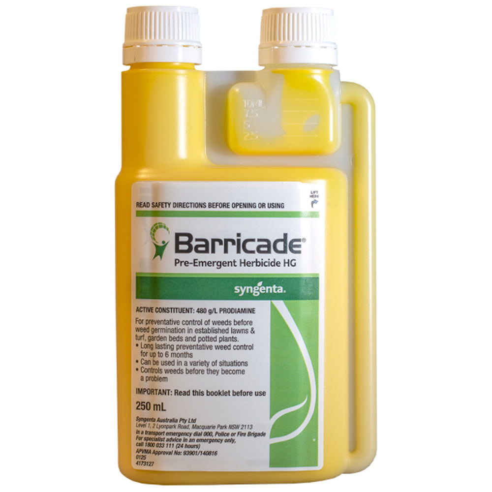 Barricade Pre-Emergent Concentrate Herbicide 250ml