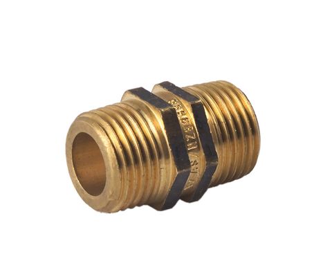Brass Hexagon Nipple 20mm BSP