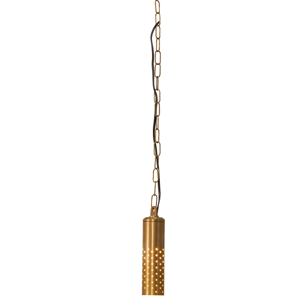 Havit 12V Tri Colour Outdoor Willow Brass LED Pendant
