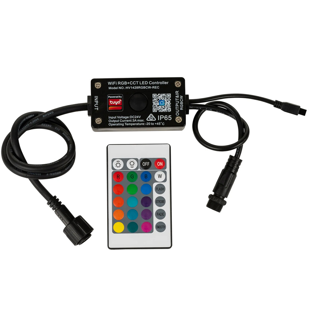 Havit Spitze Black 3w WIFI RGBCW LED Garden Spike Spike Light Kit