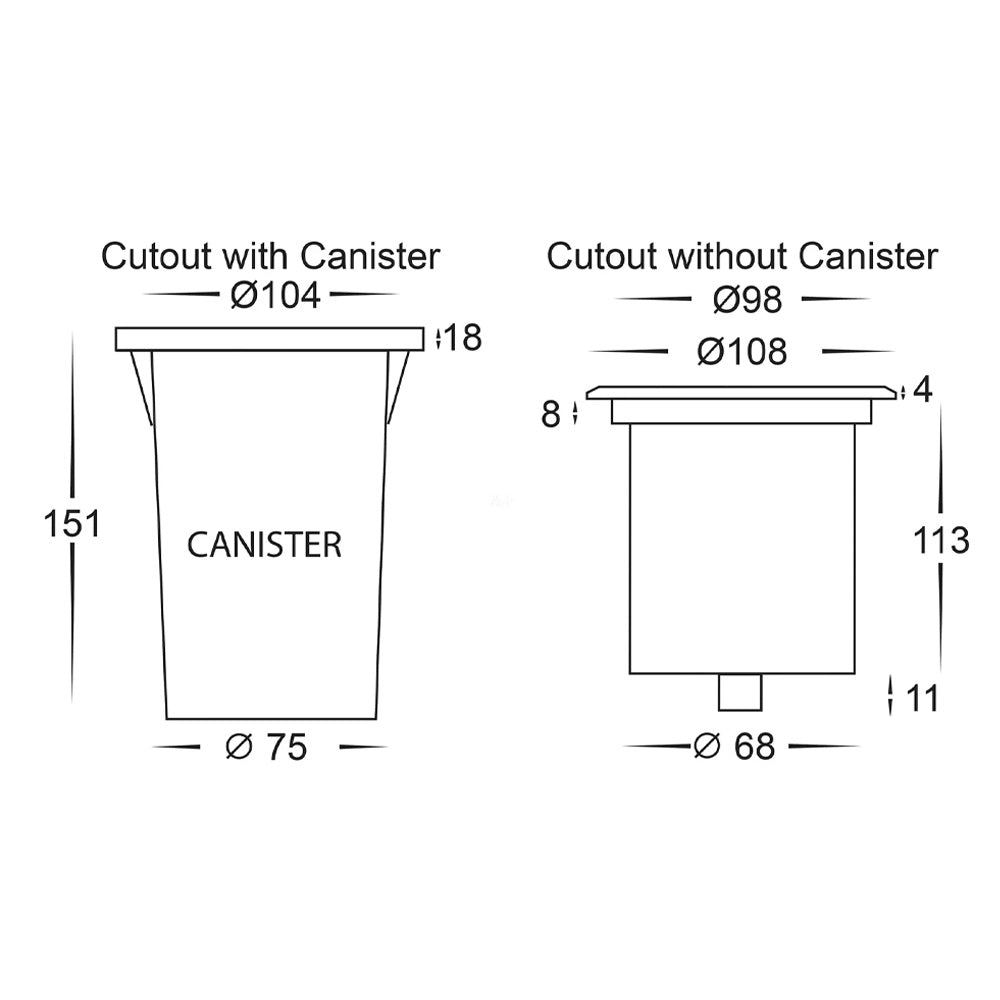 Havit 12v Toldo 316 Stainless Steel Adjustable LED Inground Light