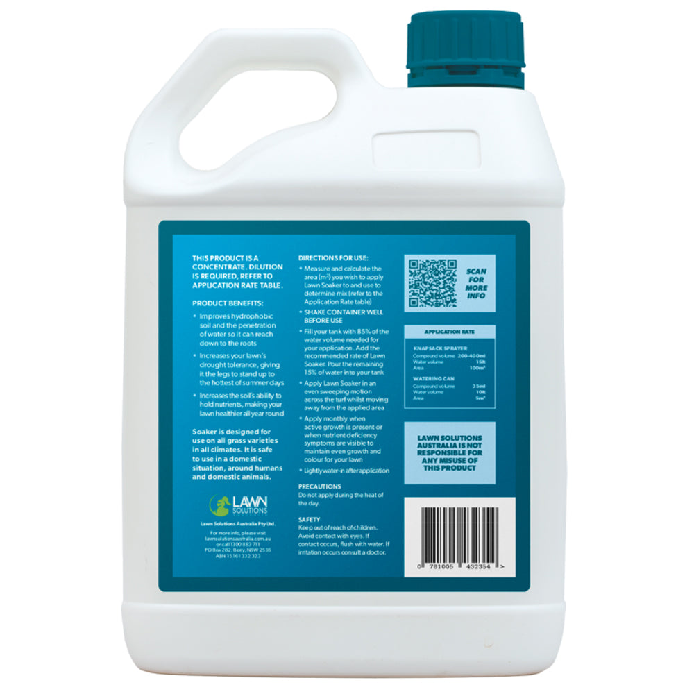 Lawn Soaker Wetting Agent 2.5L Concentrate