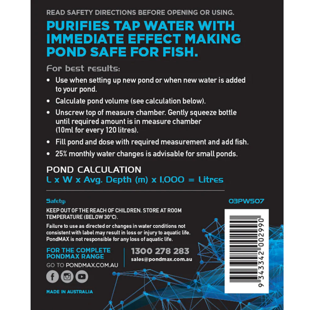 PondMAX Dechlorinator 500mL