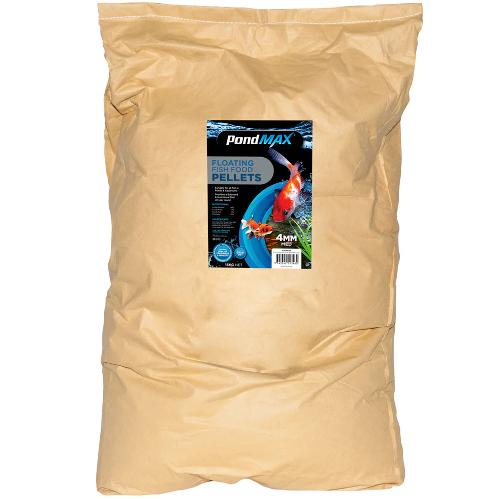 PondMax Floating Fish Food Pellets 15kg
