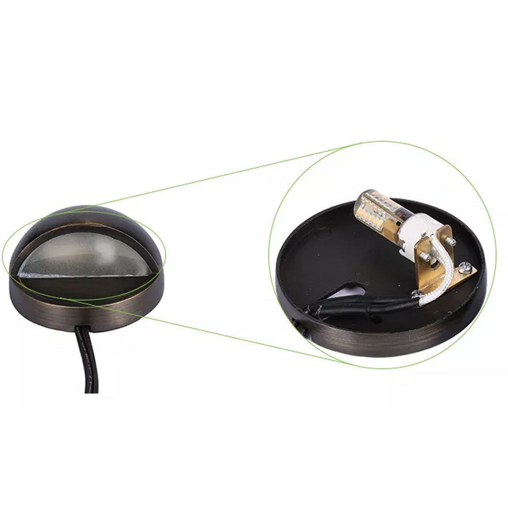 Pro Light Club Black Aluminium 3000k Step Light