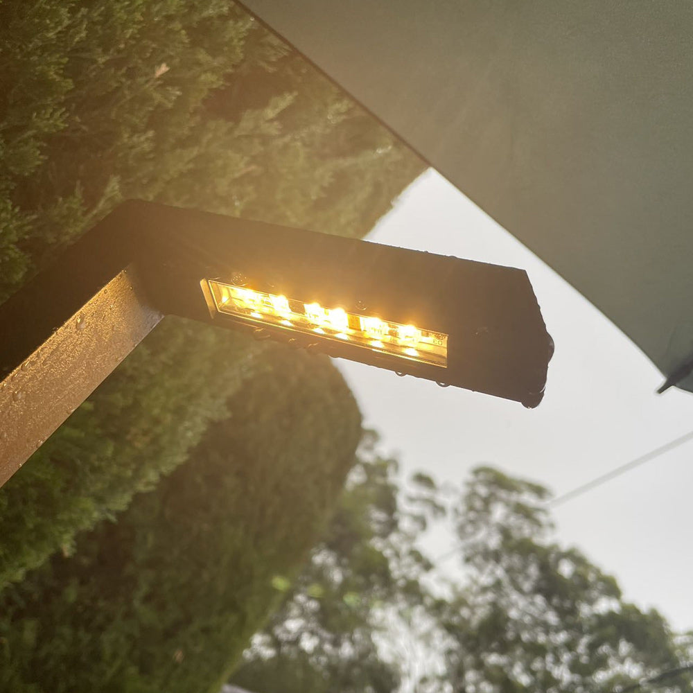 Pro Light Club Black Aluminium L Shaped Path Light