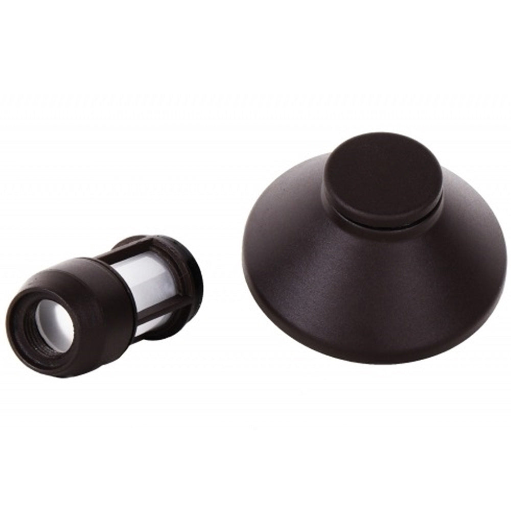 Pro Light Club Black Aluminium Small Shaded Path Light