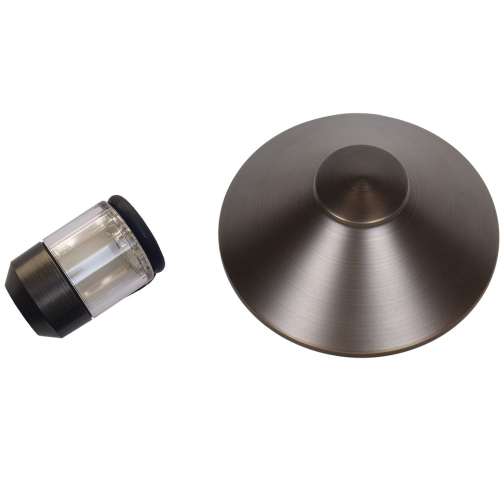 Pro Light Club Brass Medium Shaded Path Light