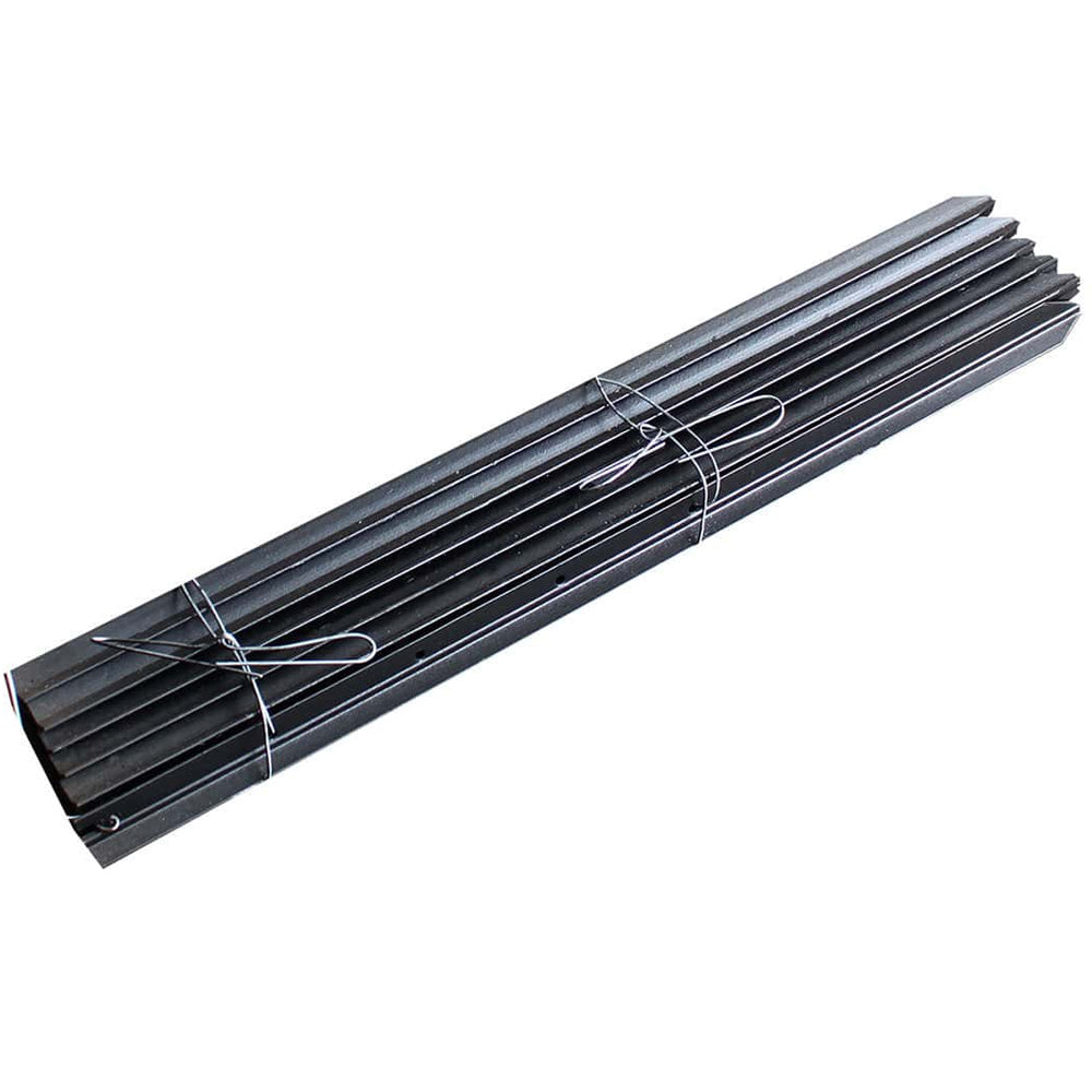 Pack of 10 steel fence rods