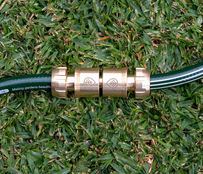 12mm Brass 2 Way Hose Coupler