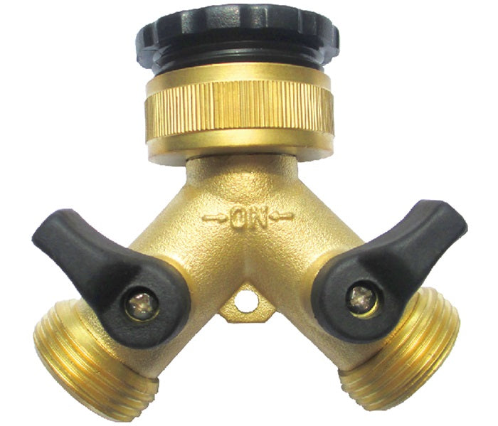 Brass 2 Way Tap Premium - Threaded
