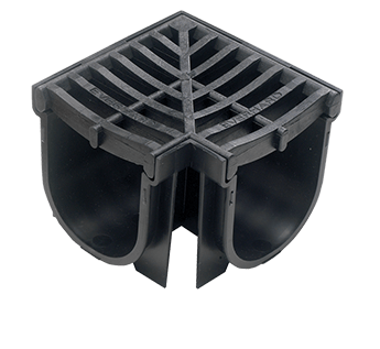 Everhard EasyDRAIN Channel & Black Polymer Grate