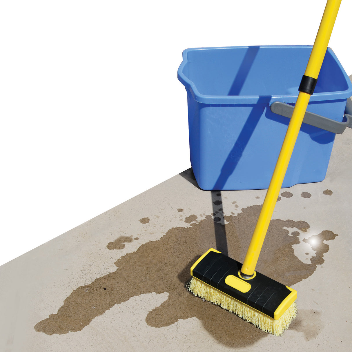 UNi-PRO Deck & Concrete Scrubber, Adjustable Pole