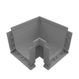 Right Angle Corners to Suit One Channel