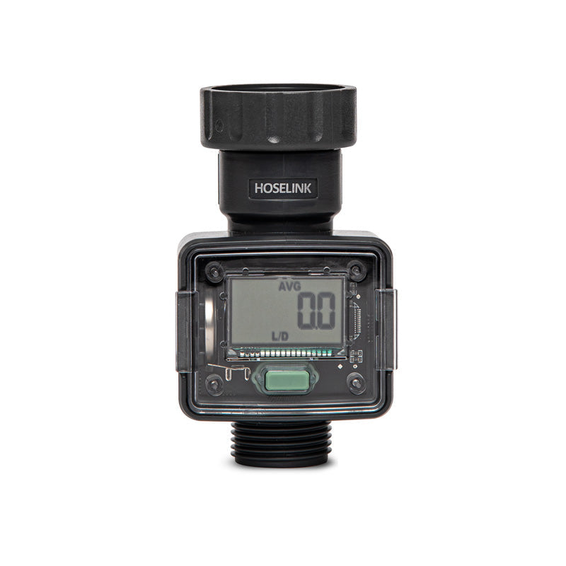 Hoselink Water Flow Meter display close-up