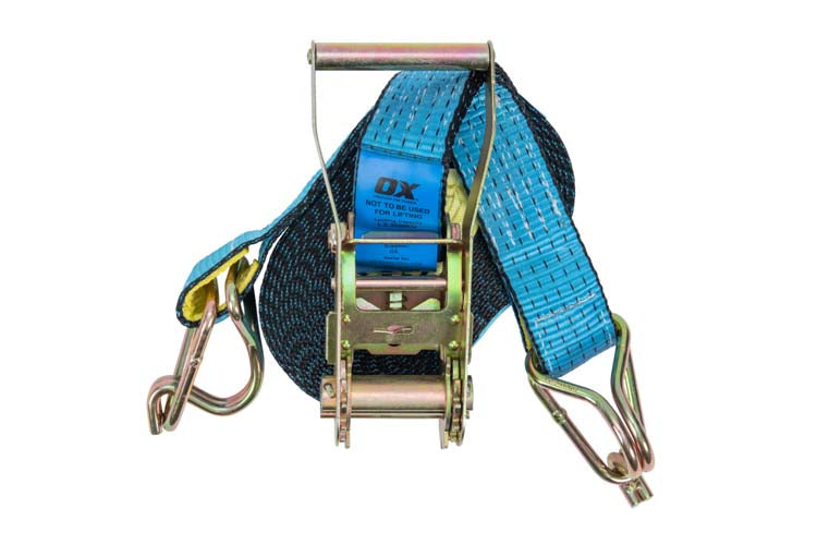OX Professional 50mm x 9M Ratchet Tie Down Strap