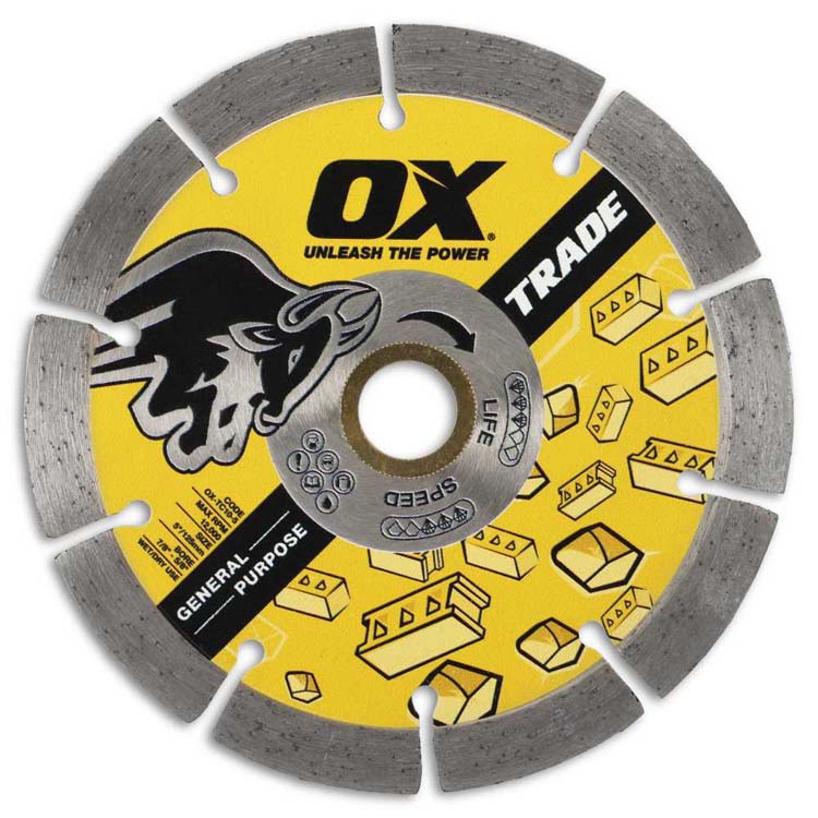 OX Premium Turbo Segmented Blade - Concrete/General Purpose