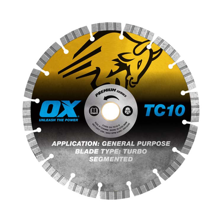 OX Premium Turbo Segmented Blade - Concrete/General Purpose