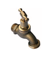 Brass 20mm Hose Cock Garden Tap