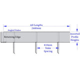 FormBoss Galvabond Steel Angled and Tapered Stakes