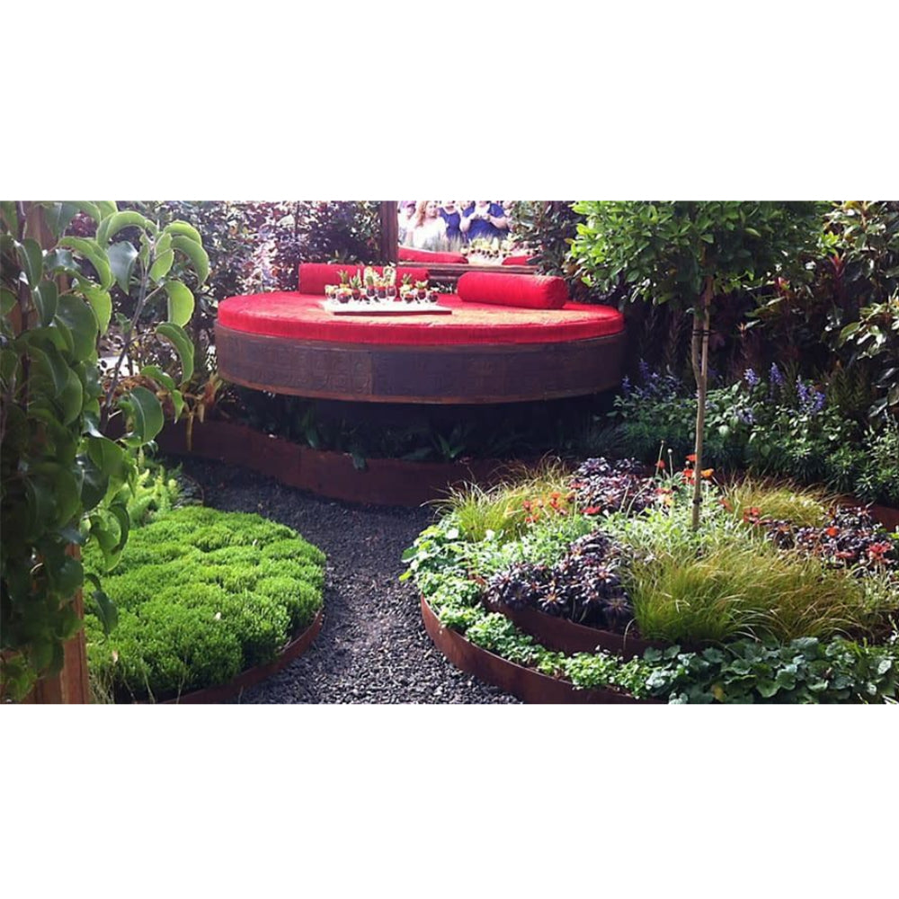 FormBoss Redcore Steel Garden Edging 2440mm