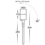 Havit Fortis Adjustable Stainless Steel LED Garden Spike Lights