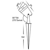 Havit Spitze Matte Black LED Spike Light