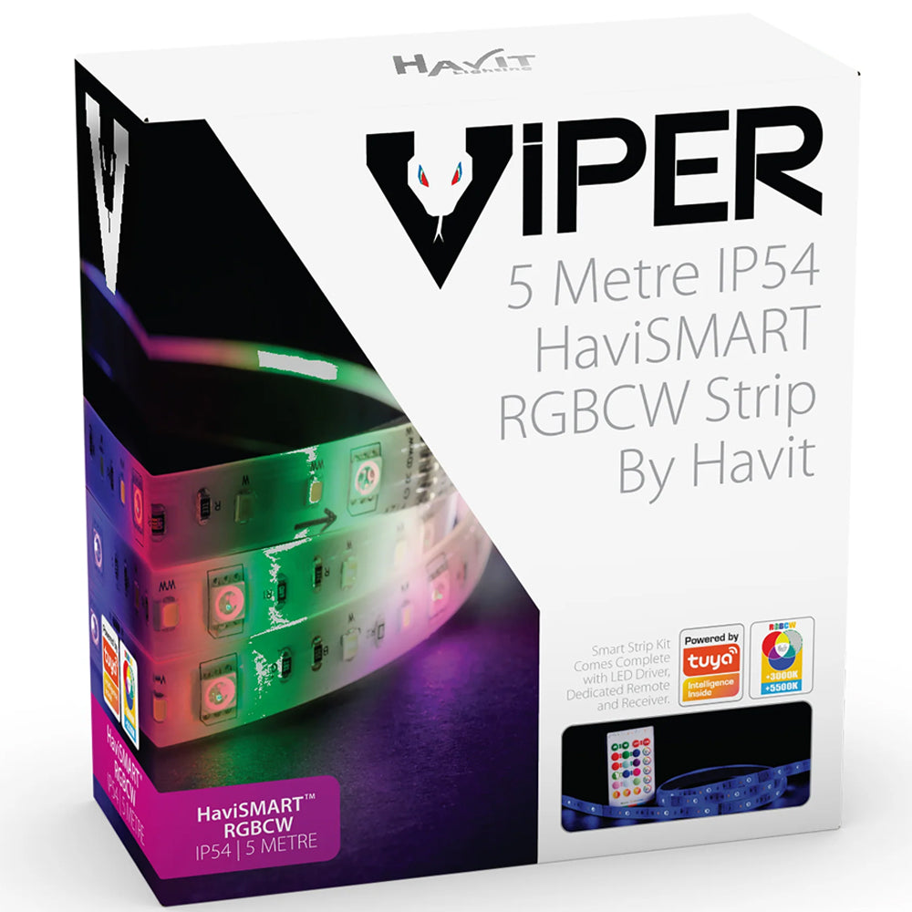 Havit Viper Weather Resistant 36w 5m HaviSmart RGBCW LED Strip Light Kit