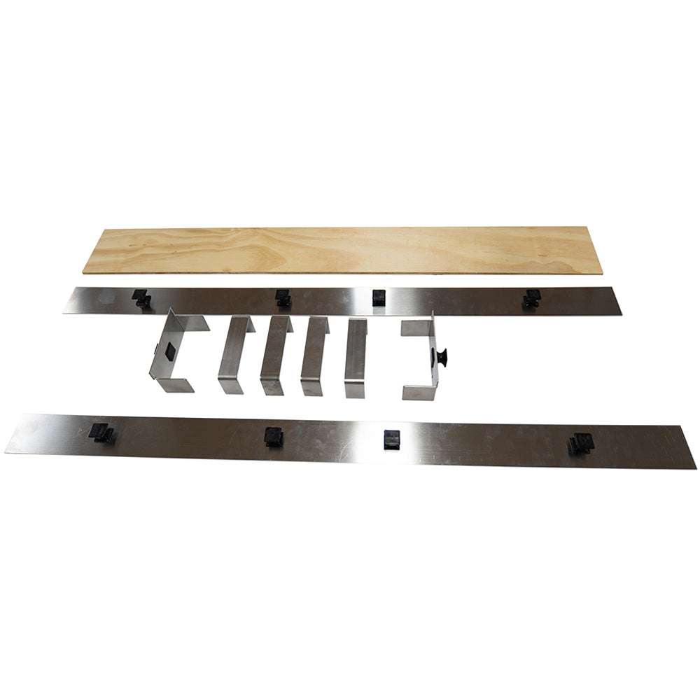 Hide Concrete Pour Lineal Drain Kit 1m with Form Work Kit