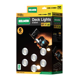 Holman 30mm Warm White LED Deck Lights Pack of 6