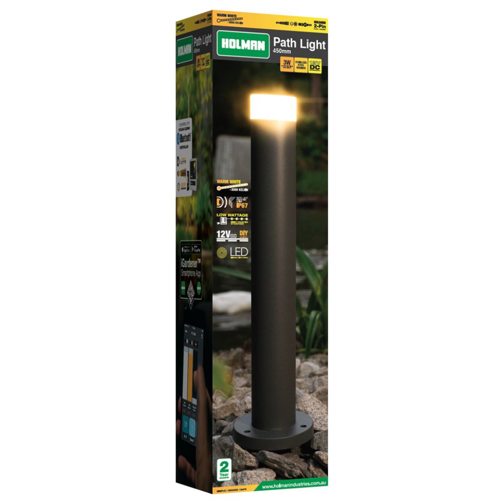 Holman 450mm Warm White LED Path Light