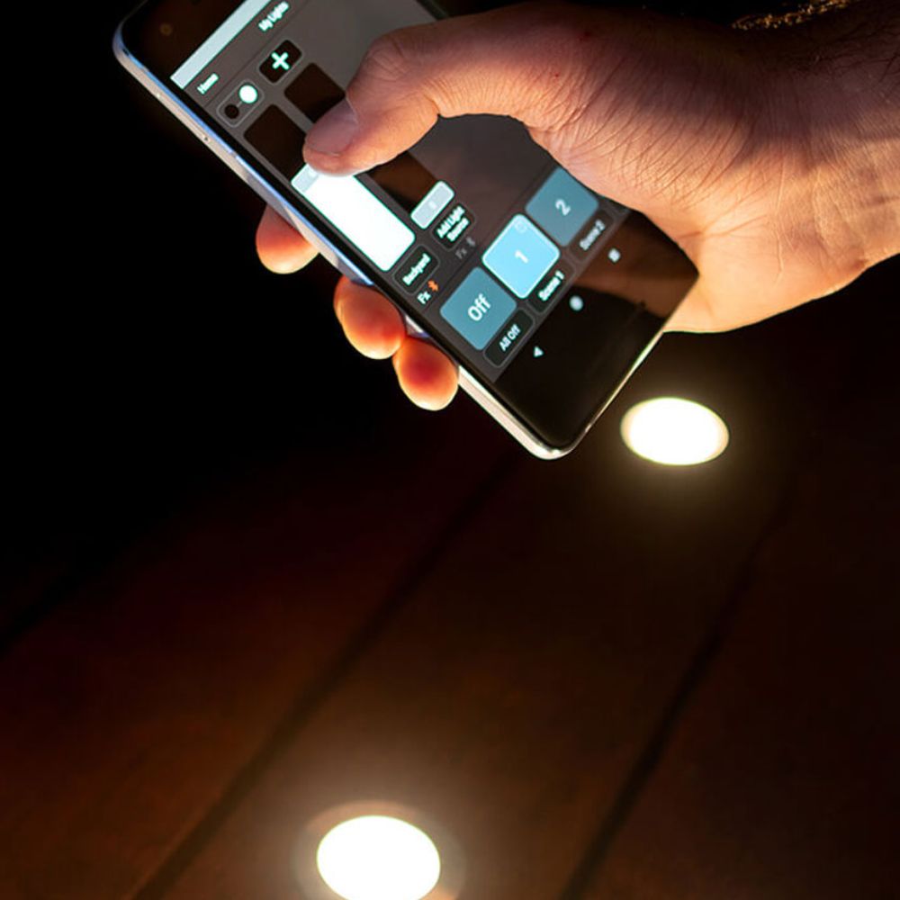 Holman 45mm Warm White LED Deck Lights Pack of 6