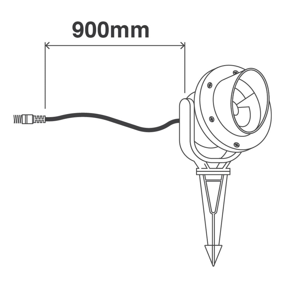 Holman 75mm Warm White LED Spot Light