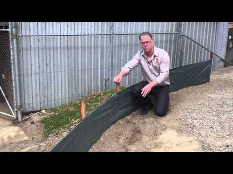Silt Fence Roll 770mm x 50m - Standard Green