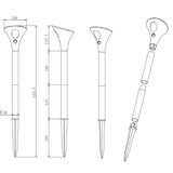 Solar Spike Light Pack of 2