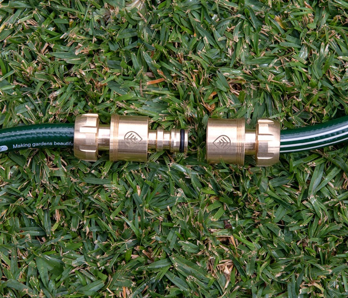 12mm Brass 2 Way Hose Coupler