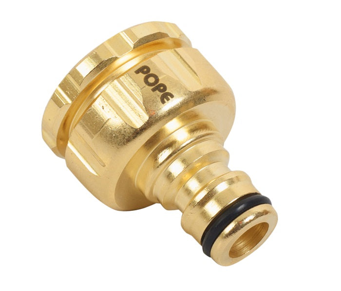 Add Tap Adapter 12mm Deluxe Brass Universal Tap Adaptor