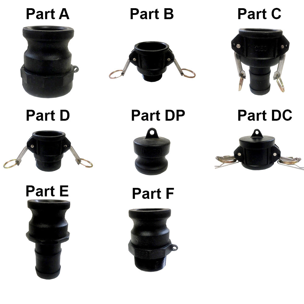 25mm Poly CamLock Fittings