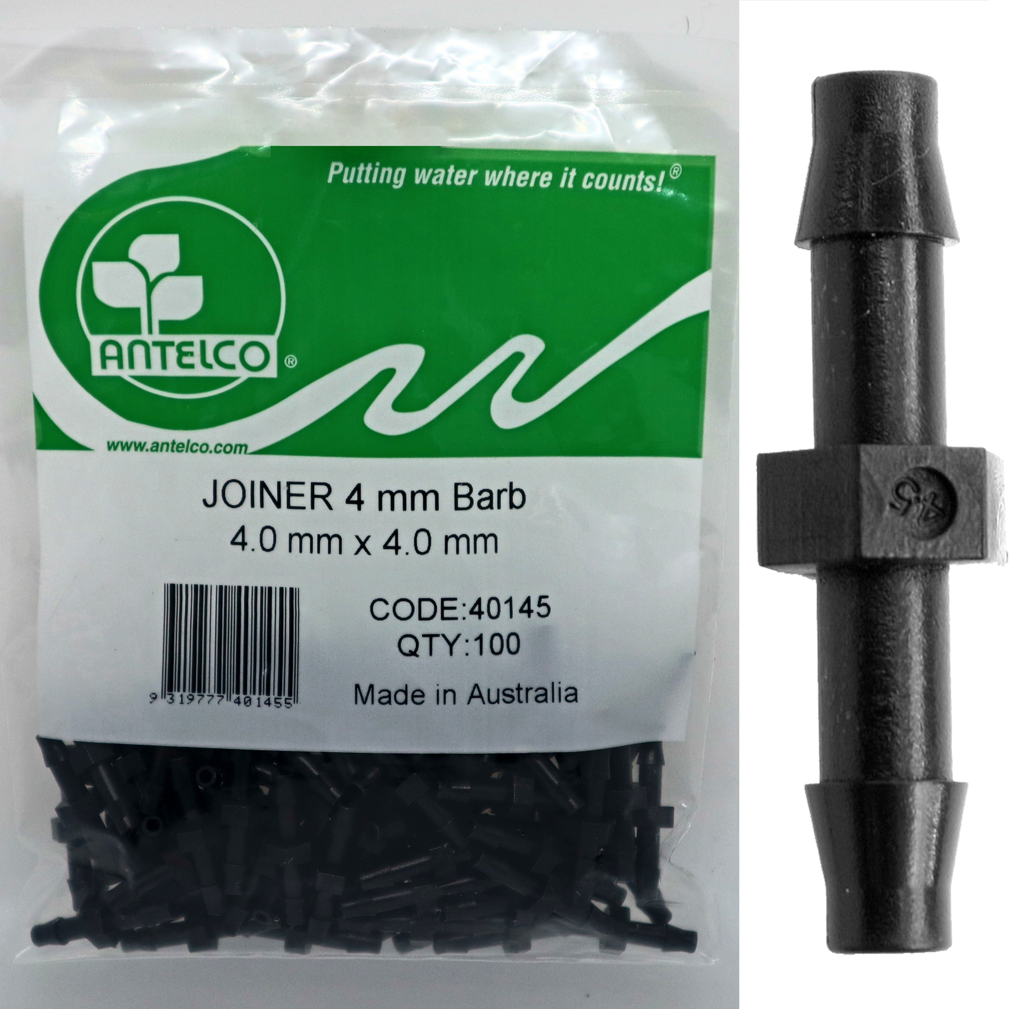 Joiner 4.0 mm Barb