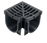 Everhard EasyDRAIN Channel & Black Polymer Grate