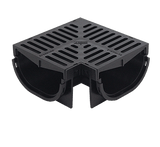 Everhard EasyDRAIN Compact Channel & Black Polymer Grate