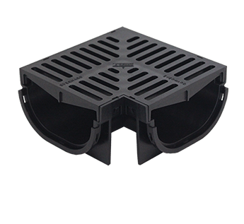 Everhard EasyDRAIN Compact Channel & Black Polymer Grate