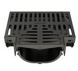 Everhard EasyDRAIN Compact Channel & Black Polymer Grate