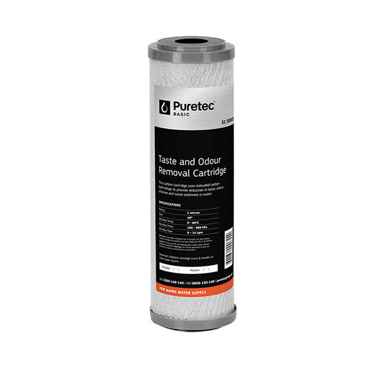 Puretec Basic EC951 Taste & Odour Water Filter Cartridge 2.5" x 10" 0.5 Micron